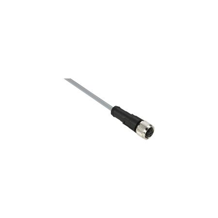 Telemecanique Sensors  XZCPV1164L2 Kabel PVC s konektorem M12, přímý,  zásuvka,5 pinů, L=2m