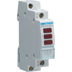 Hager SVN127 Kontrolka LED trojnásobná 3x červená, 230 V AC