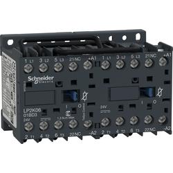 Schneider Electric LP2K0601BD3 reverzační ministykač 3P 6A AC-3 440V-pomocný kontakt 1V-cívka 24V DC