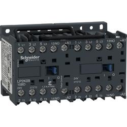 Schneider Electric LP2K0910BD reverzační ministykač 3P 9A AC-3 440V-pomocný kontakt 1Z-cívka 24V DC