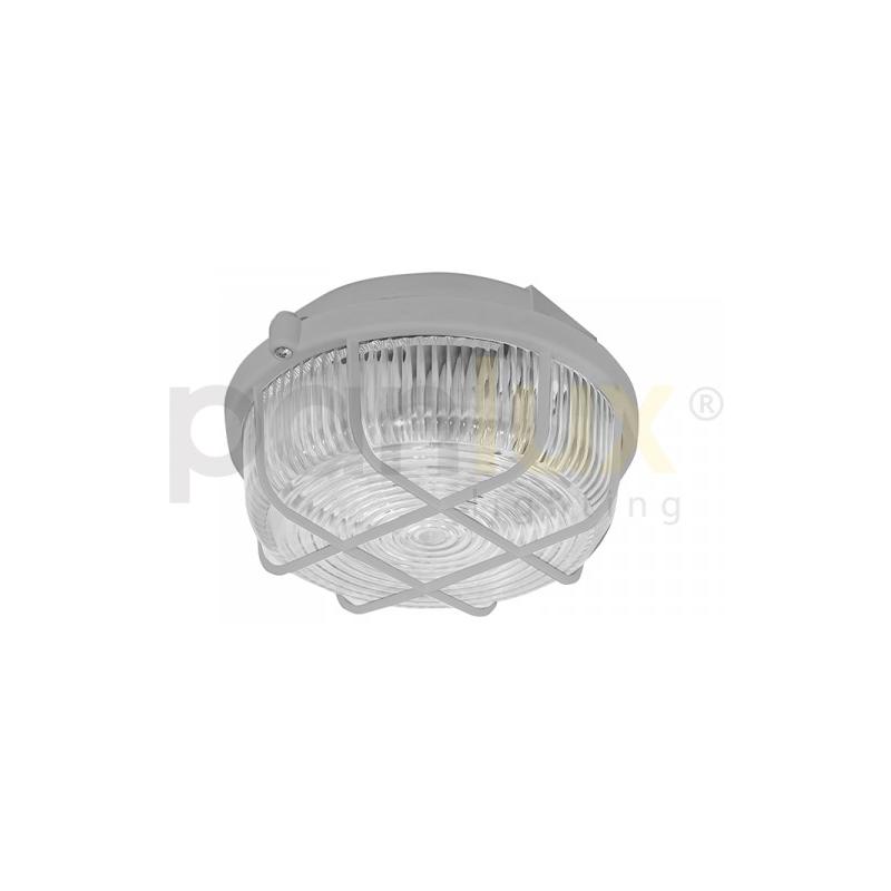 Panlux SKP-100/S KRUH přisazené stropní a nástěnné kruhové svítidlo 100W, šedá