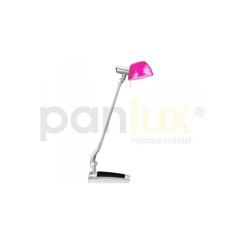 Panlux STG1/PC GINEVRA UNO stolní lampička, růžovo-černá