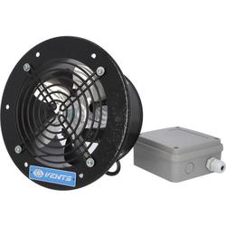 VENTS 1009628 Ventilátor  OVK1 150 průmyslový, kruhový (průměr příruby 220mm), černý