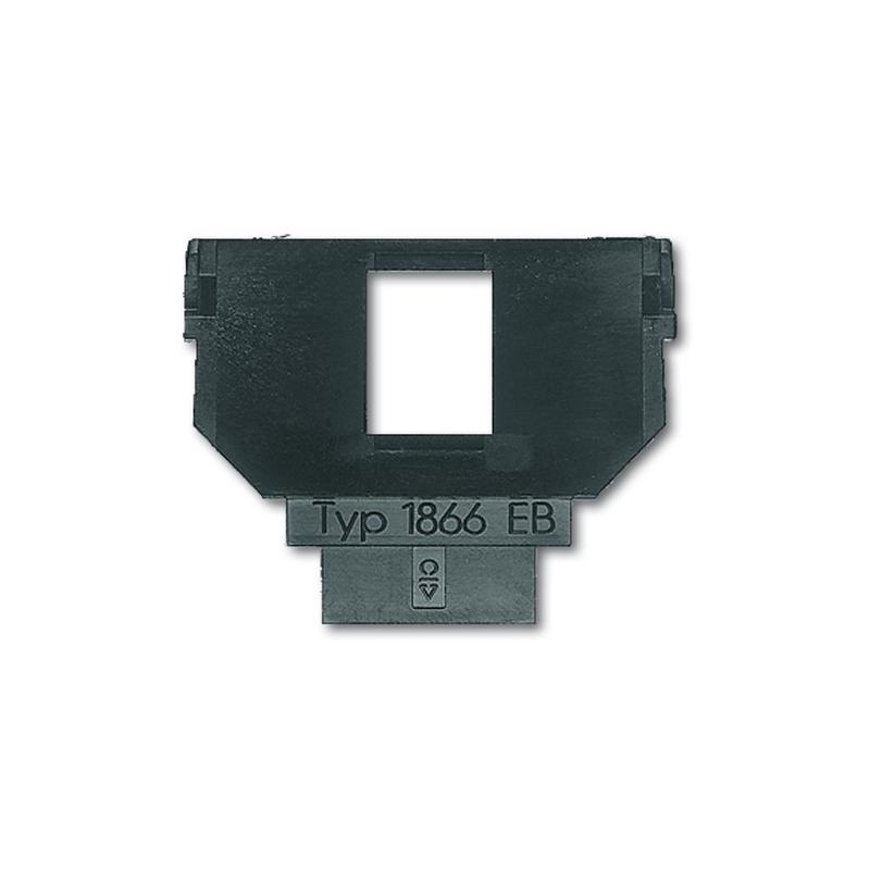 ABB 2CKA001764A0174 Maska nosná - 1x komunikační zásuvka, černá