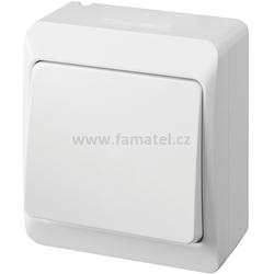 Famatel 5331-02 GALATEA IP44 Přepínač střídavý č.6 (bílá)