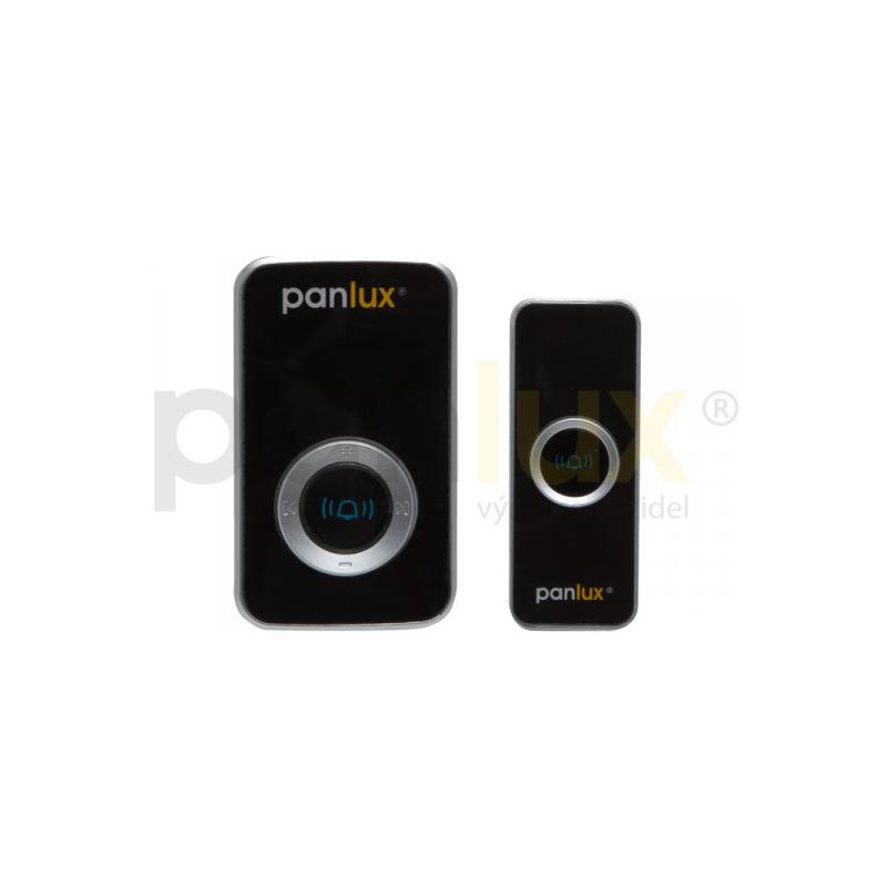 Panlux PN75000002 ZVONEK DELUXE bezdrátový, černo-stříbrný