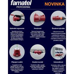Famatel 14305 Vidlice IP67/400V/63A/5P 6h