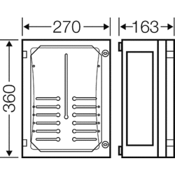 Hensel FP 2211 Elektroměrová skříň