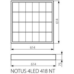 Kanlux 22671 NOTUS 4LED 418 NT   Svítidlo mřížkové přisazené pro T8 LED