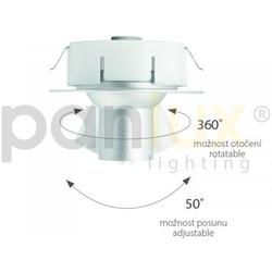 Panlux P1/NBT SET PICCO LED spot SET stříbrný - teplá bílá