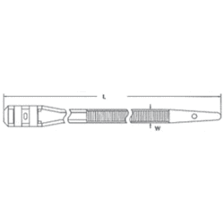 WAPRO WT-OL-290HDB vázací pásky s dvojitým zámkem OUTLOK DOUBLE a vnějším ozubením, nylon 66, 292 x 9,0 mm, černá