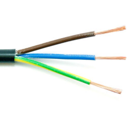 Kabel H05VV-F 3G0,75 černá...