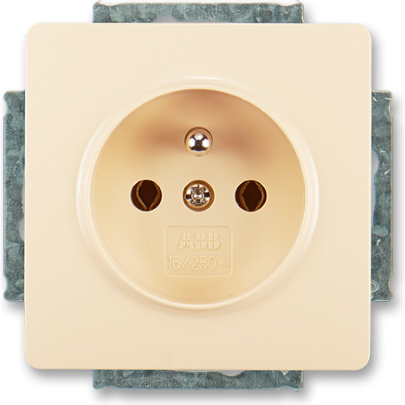 Zásuvka jednonásobná ABB Swing 5518G-A02349 C1 krémová