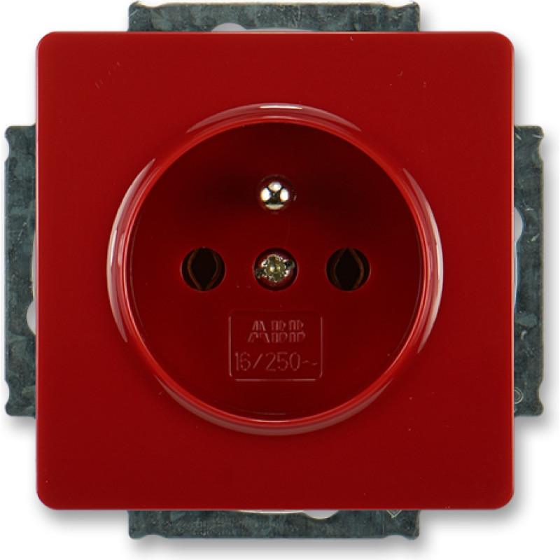 Zásuvka pro barevné odlišení napájecích obvodů ABB Swing L 5518G-A02349 R1 karmínová (RAL 3003)