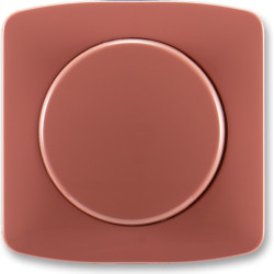 Kryt stmívače s otočným ovladačem ABB Tango 3294A-A123 R2 vřesová červená