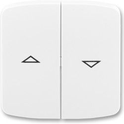 Kryt vypínače žaluziového kolébkového ABB Tango 3558A-A662 B bílá