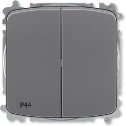 Vypínač IP44, řazení 6+6...