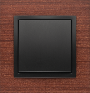 Simon 54 - ořech/ černá metalizovaná