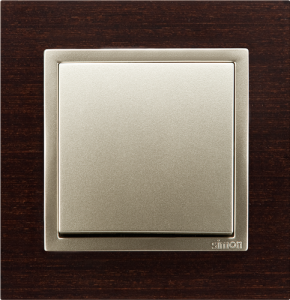 Simon 54 - wenge / zlatá metalizovaná