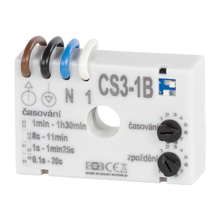 Elektrobock CS3-1B Časový spínač pod vypínač