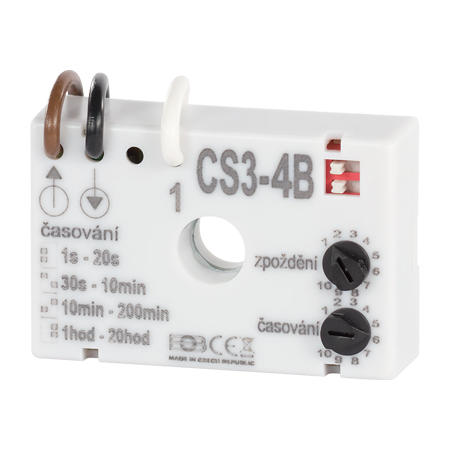 Elektrobock CS3-4B Časový spínač pod vypínač