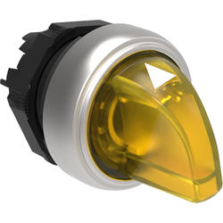 LOVATO Electric LPCSL1305 Plastový otočný ovladač prosvětlovací 1-0-2 žlutá