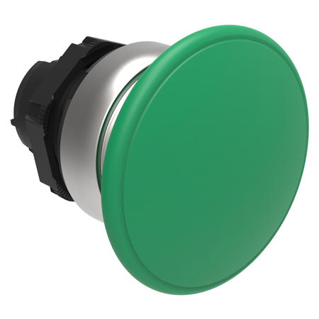 LOVATO Electric LPCB6143 Plastová hlavice s hřibovým knoflíkem 40mm zelená