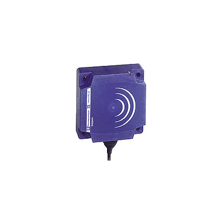 Telemecanique Sensors  XS7D1A1PAL2 Indukční čidlo Optimum (1xSn), zapustitelné, ploché, tvar D, připoj. kabelem 2m