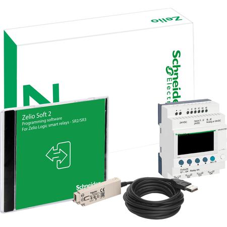 Schneider Electric SR3PACKFU Start.balíček SR3B101FU+prog.kab.+CD