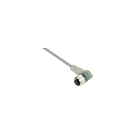 Telemecanique Sensors  XZCPV1340L2 Kabel PVC s konektorem M12, zahnutý,  zásuvka,3 piny, PNP L=2m