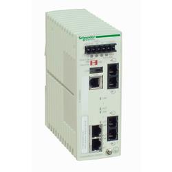 Schneider Electric TCSESM043F2CS0 Ethernet TCP/IP řízený spínač - ConneXium - 2TX/2FX - single mode