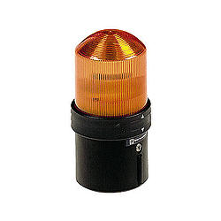 Schneider Electric XVBL1B5 Světelný sloup s vestavěným zábleskovým světlem, 24 V - oranžový