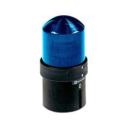 Schneider Electric XVBL1B6 Světelný sloup s vestavěným zábleskovým světlem, 24 V - modrý