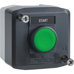 Schneider Electric XALD101H29 Ovládací skříňka jednotlačítková lícující, 1 Z