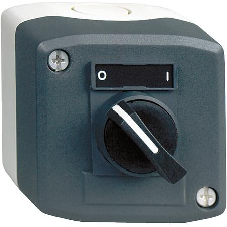 Schneider Electric XALD134 Ovládací skříňka jednotlačítková s otočným ovládačem, 1 Z