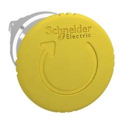 Schneider Electric ZB4BS55 Ovládací hlavice s aretací, uvolnit pootočením, žlutá