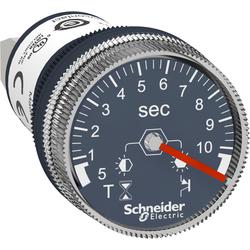 Schneider Electric XB5DTB22 Časovač, montáž na panel, zpožděné sepnutí, 0,5 s až 10 s, 24 V DC