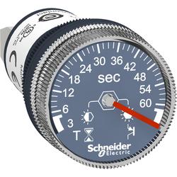 Schneider Electric XB5DTB23 Časovač, montáž na panel, zpožděné sepnutí, 3 s až 60 s, 24 V DC