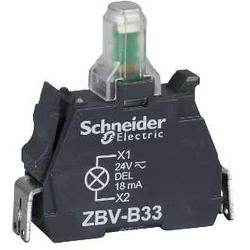 Schneider Electric ZBVB14 Objímka LED, 24V, bílá