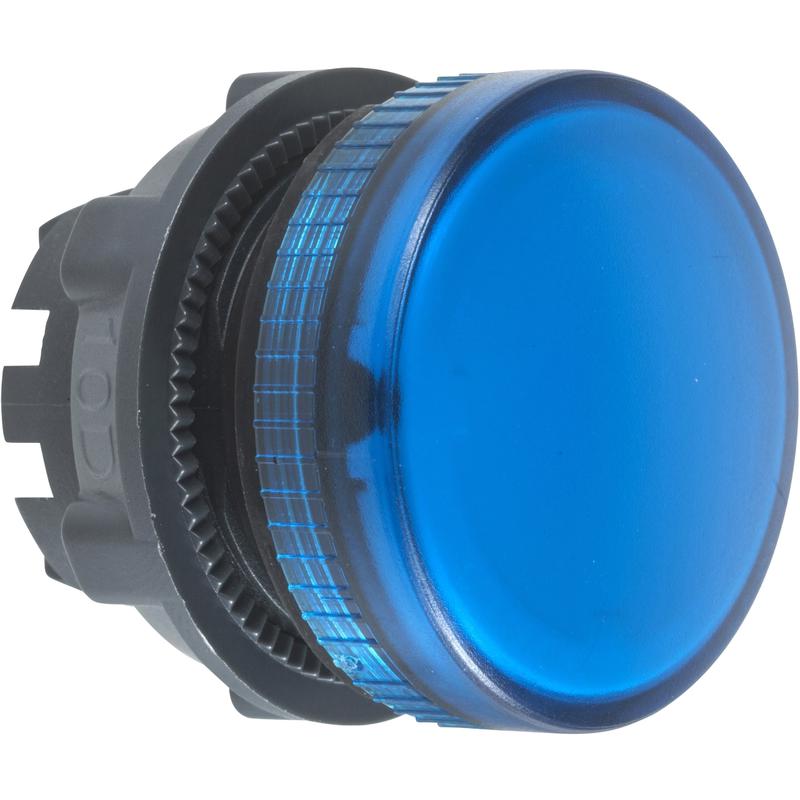 Schneider Electric ZB5AV06 Signální hlavice, pouze pro žárovku, neon, LED BA 9s - modrá