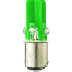 Sirena 40964 TWS LED-žárovka BA15D, 240 VAC, zelená, LD4.5.4.WO, 40964