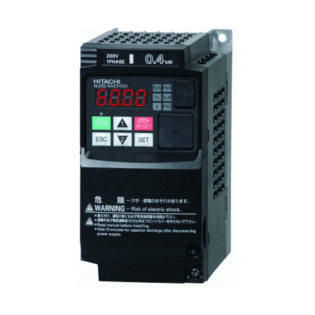 HITACHI WJ200-022SF Frekvenční měnič 1x230V