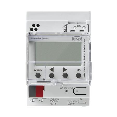 Schneider Electric MTN6606-0008 KNX roční časový spínač REG-K/8/800