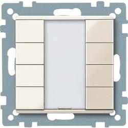 Schneider Electric MTN617444 KNX tlač. panel 4-násobný plus, White, System M