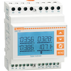 LOVATO Electric DMG100 Kompaktní digi. multimetr pro montáž DIN (4moduly) s LCD displejem