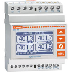 LOVATO Electric DMG210L01 instalační digitální multimetr s LCD displejem, RS485 GB-RU-CZ-D-PL