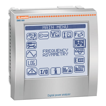LOVATO Electric DMG900D048 digitální multimetr pro vestavnou montáž s dotykovým displejem