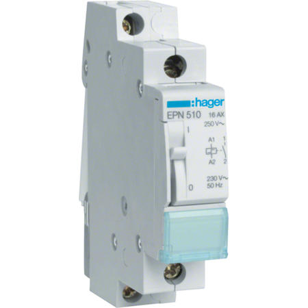 Hager EPN510 Impulsní relé 16A,  1S,  230V AC / 110V DC