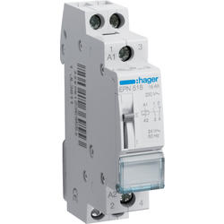 Hager EPN518 Impulsní relé 16A,  1S+1R,  24V AC / 12V DC