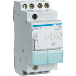 Hager EPN525 Impulsní relé 16A,  2S+2R,  230V AC / 110V DC